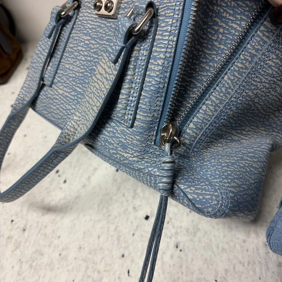 3.1 Phillip Lim medium Pashli Textured Light Blue Satchel - Picture 10 of 10